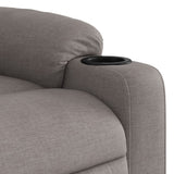 Fauteuil inclinable Taupe Tissu