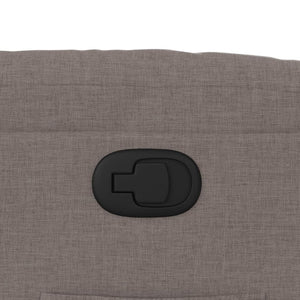 Fauteuil inclinable Taupe Tissu
