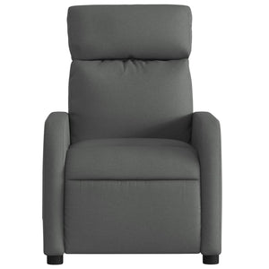 Fauteuil inclinable Gris foncé Tissu