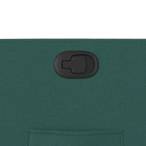 Fauteuil inclinable Vert foncé Tissu