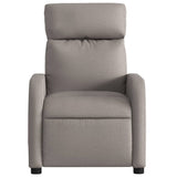 Fauteuil inclinable Taupe Tissu