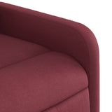 Fauteuil de massage inclinable Rouge bordeaux Tissu