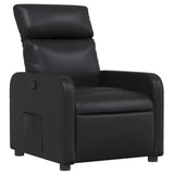 Fauteuil inclinable Noir Similicuir