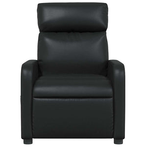 Fauteuil inclinable Noir Similicuir