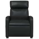 Fauteuil inclinable Noir Similicuir