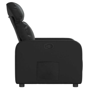 Fauteuil inclinable Noir Similicuir