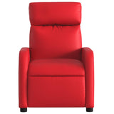 Fauteuil inclinable Rouge Similicuir