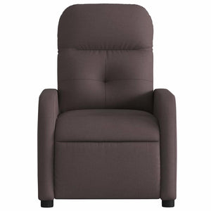 Fauteuil inclinable Marron foncé Tissu
