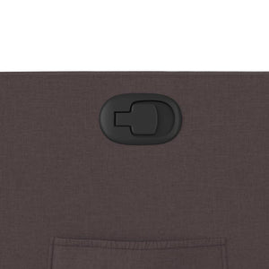 Fauteuil inclinable Marron foncé Tissu