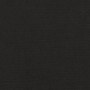 Canapé-lit à 2 places noir tissu