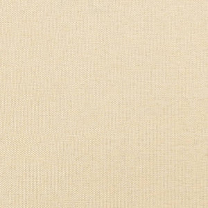 Canapé-lit à 2 places avec deux oreillers crème tissu