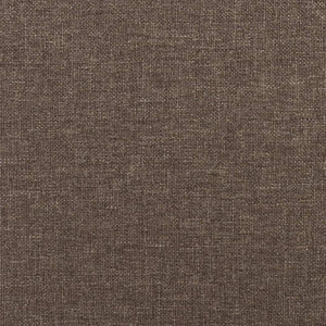Canapé-lit à 2 places avec deux oreillers taupe tissu