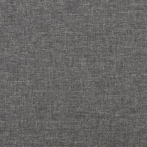 Canapé-lit à 2 places gris clair tissu