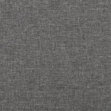 Canapé-lit à 2 places gris clair tissu