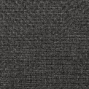 Canapé-lit à 2 places avec deux oreillers Gris foncé Tissu