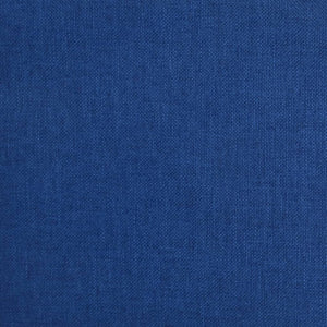 Canapé-lit à 2 places avec deux oreillers bleu tissu