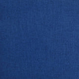 Canapé-lit à 2 places avec deux oreillers bleu tissu