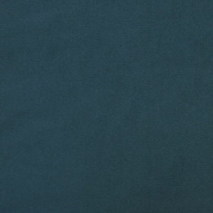 Canapé-lit à 2 places avec deux oreillers bleu velours