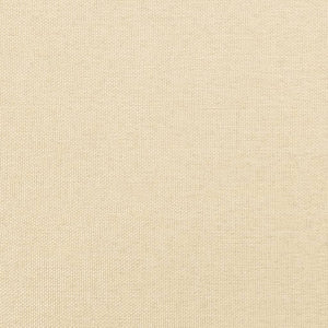 Canapé-lit à 2 places avec deux oreillers crème tissu