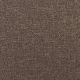 Canapé-lit à 2 places avec deux oreillers taupe tissu