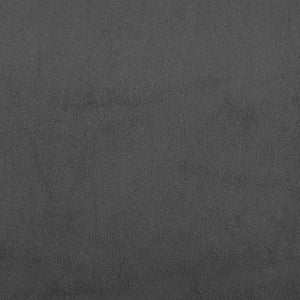 Canapé-lit à 2 places gris foncé velours