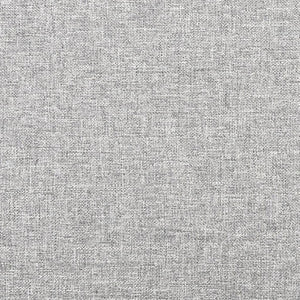 Canapé-lit à 2 places avec deux oreillers gris clair tissu