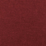 Canapé-lit à 2 places avec deux oreillers rouge bordeaux tissu