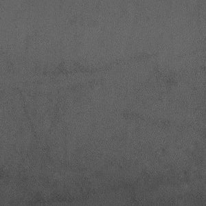 Canapé-lit à 2 places gris foncé velours