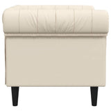 Fauteuil Chesterfield lin