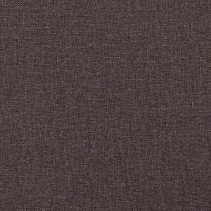 Canapé Chesterfield 2 places marron foncé tissu