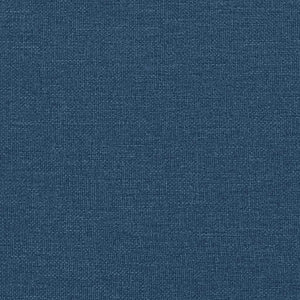 Canapé Chesterfield 2 places bleu tissu