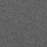 Canapé Chesterfield 3 places gris foncé tissu