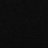 Canapé Chesterfield 3 places noir tissu
