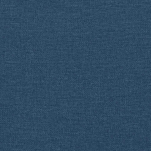 Canapé Chesterfield 3 places bleu tissu