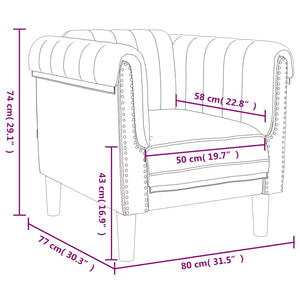 Fauteuil vert foncé velours