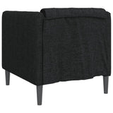 Fauteuil noir tissu