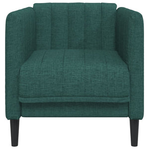 Fauteuil vert foncé tissu