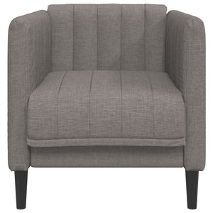 Fauteuil taupe tissu