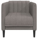 Fauteuil taupe tissu