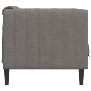 Fauteuil taupe tissu