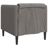 Fauteuil taupe tissu