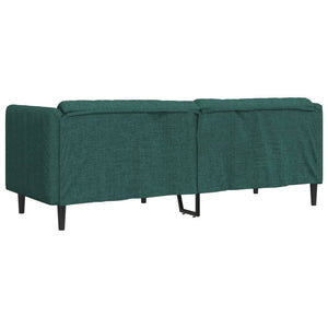 Canapé à 3 places vert foncé tissu