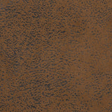 Fauteuil Chesterfield marron similicuir daim