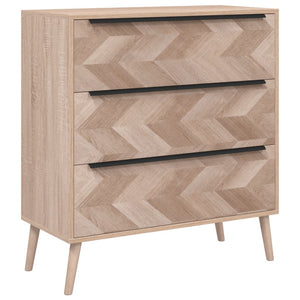 Commode Lusk 03A chêne sonoma 80x38,5x87 cm