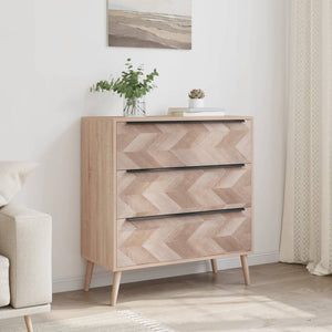 Commode Lusk 03A chêne sonoma 80x38,5x87 cm