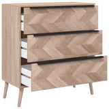Commode Lusk 03A chêne sonoma 80x38,5x87 cm