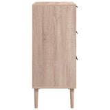 Commode Lusk 03A chêne sonoma 80x38,5x87 cm