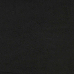 Canapé-lit à 2 places avec repose-pied noir velours