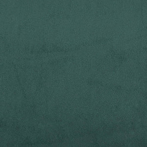 Ensemble de canapés 2 pcs avec coussins vert foncé velours