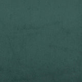 Ensemble de canapés 2 pcs avec coussins vert foncé velours